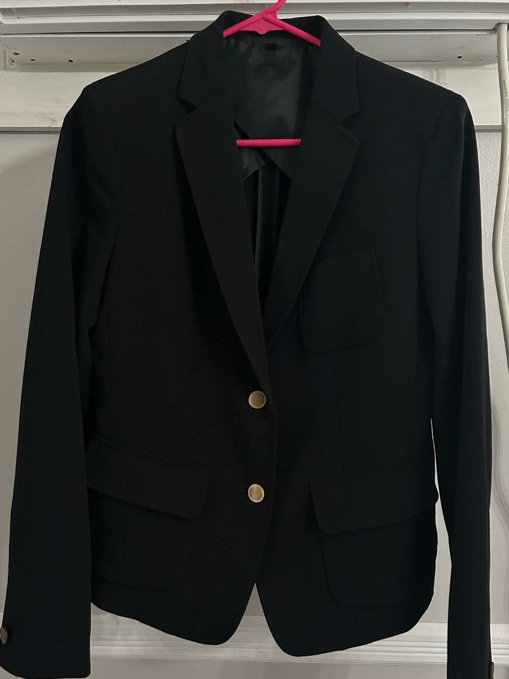 Uniqlo Black Blazer with Gold Buttons